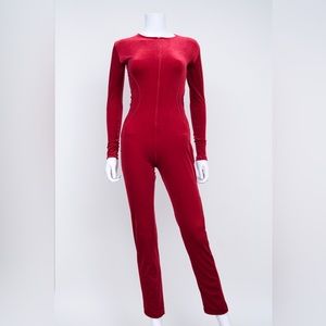 INTRODUCTION RED VELVET JUMPSUIT
